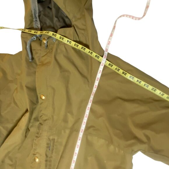 Vintage Holubar Gore tex hooded rain jacket cargo pockets work stains Large - Picture 12 of 12